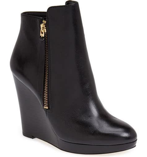 michael kors clara wedge bootie|michael michael kors clara wedge boot .